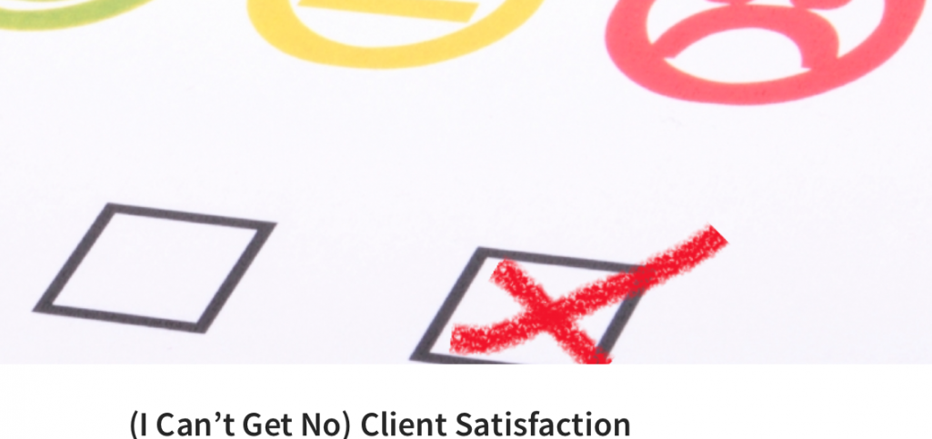 (I can get no) Client satisfaction, par Olivier Durand