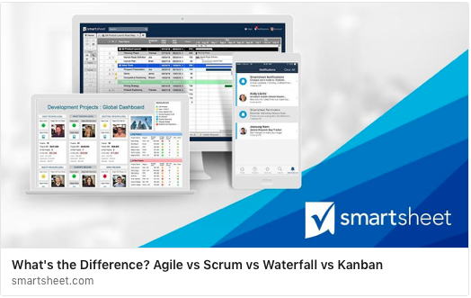 "What's the Difference? Agile vs Scrum vs Waterfall vs Kanban" by Dr Nicolas Figay